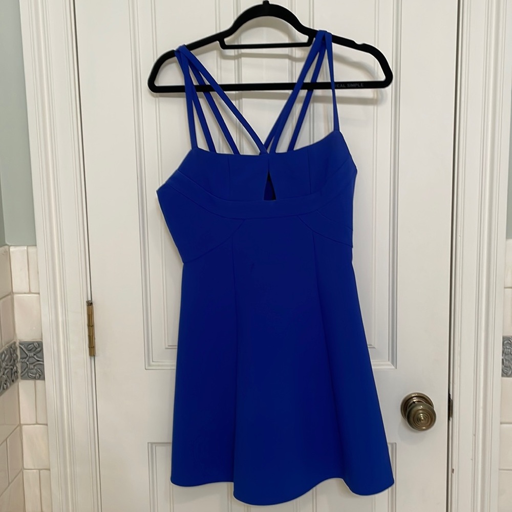 Blue party dress